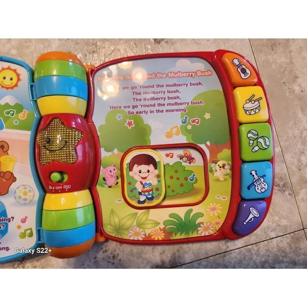 V-Tech Musical Rhymes electronic interactive book
